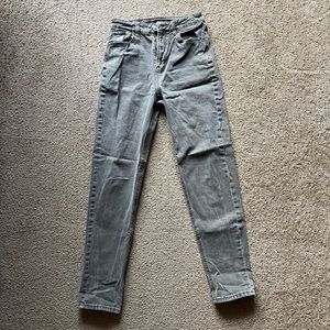 American Eagle Stretch Mom Jean (Olive) (Size: 2 Long)